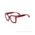 New Trendy Big Lenses Cat Eye Full Rim Acetate Optical Frames Glasses